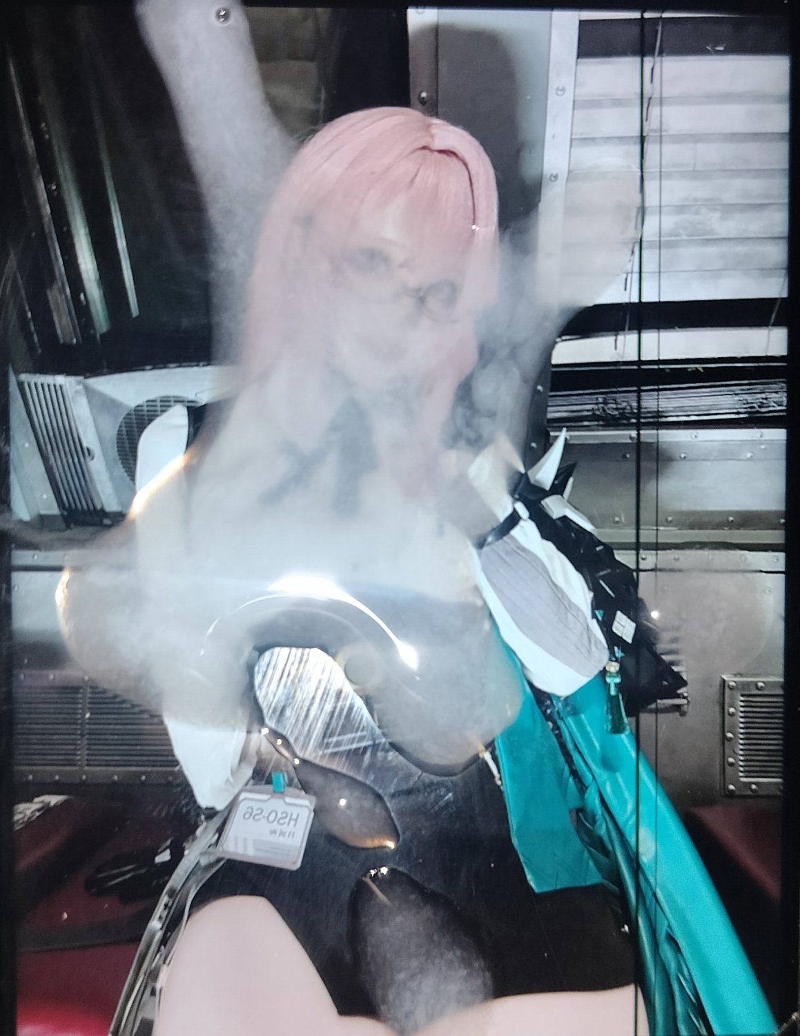 Cumtribute/SOP Kusacos (Zenless Zone Zero Tsukishiro Yanagi Cosplay) #APeSWjRR